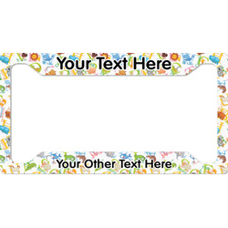 Animal Alphabet License Plate Frame - Style A (Personalized)