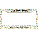 Animal Alphabet License Plate Frame - Style B (Personalized)