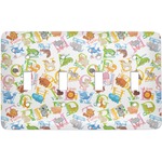 Animal Alphabet Light Switch Cover (4 Toggle Plate)