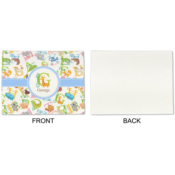 Animal Alphabet Linen Placemat - APPROVAL Single (single sided)