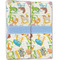 Animal Alphabet Linen Placemat - Folded Half (double sided)
