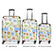 Animal Alphabet Luggage Bags all sizes - With Handle