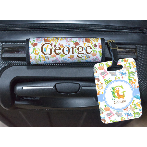 Animal Alphabet Luggage Wrap & Tag