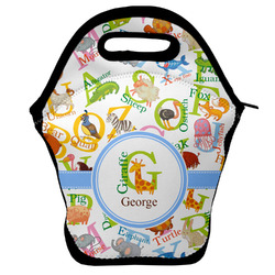Animal Alphabet Lunch Bag w/ Name or Text