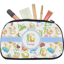 Animal Alphabet Makeup / Cosmetic Bag - Medium (Personalized)