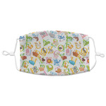 Animal Alphabet Adult Cloth Face Mask - XLarge
