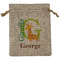 Animal Alphabet Burlap Gift Bag (Personalized)