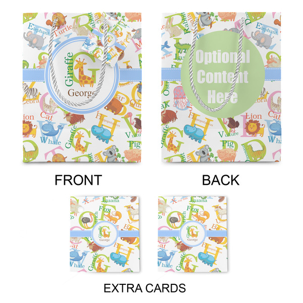 Animal Alphabet Medium Gift Bag - Approval