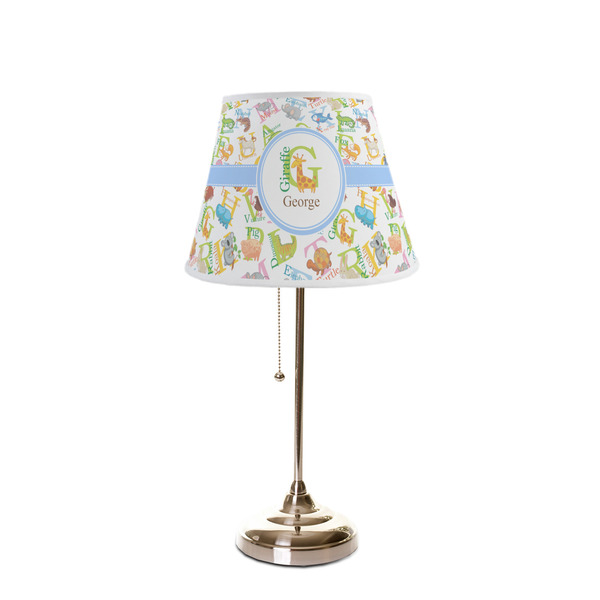 Animal Alphabet Poly Film Empire Lampshade - On Stand