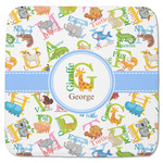 Animal Alphabet Memory Foam Bath Mat - 48"x48" (Personalized)