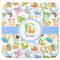 Animal Alphabet Memory Foam Bath Mat - 48"x48" (Personalized)