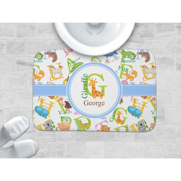 Animal Alphabet Memory Foam Bath Mat - LIFESTYLE 34x21