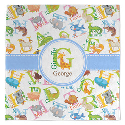 Animal Alphabet Microfiber Dish Towel (Personalized)