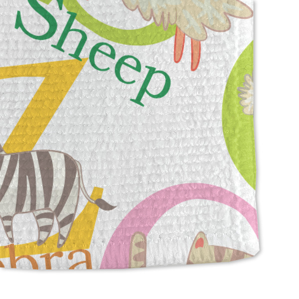 Animal Alphabet Microfiber Dish Towel - DETAIL