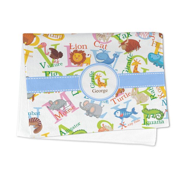 Animal Alphabet Microfiber Dish Towel - FOLDED HALF