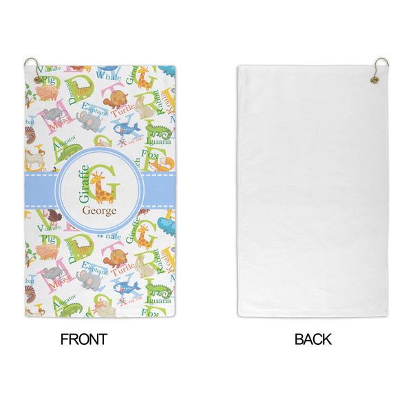 Animal Alphabet Microfiber Golf Towels - APPROVAL