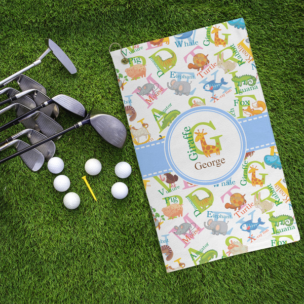 Animal Alphabet Microfiber Golf Towels - LIFESTYLE