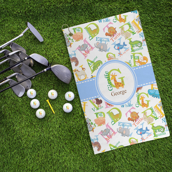 Animal Alphabet Microfiber Golf Towels - LIFESTYLE