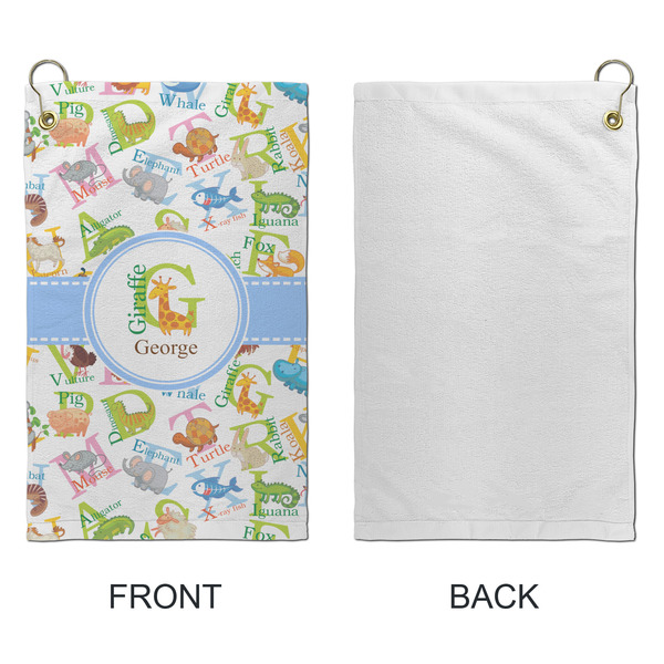 Animal Alphabet Microfiber Golf Towels - Small - APPROVAL