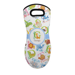 Animal Alphabet Neoprene Oven Mitt w/ Name or Text