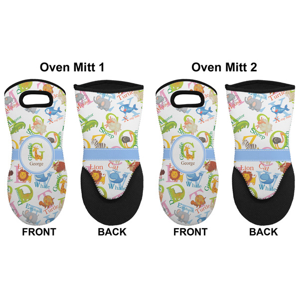 Animal Alphabet Neoprene Oven Mitt - Set of 2 - Approval