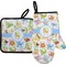 Animal Alphabet Oven Mitt & Pot Holder Set w/ Name or Text
