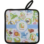 Animal Alphabet Pot Holder w/ Name or Text