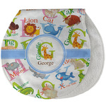 Animal Alphabet Burp Pad - Velour w/ Name or Text