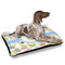 Animal Alphabet Outdoor Dog Beds - Large - IN CONTEXT