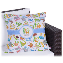 Animal Alphabet Outdoor Pillow (Personalized)