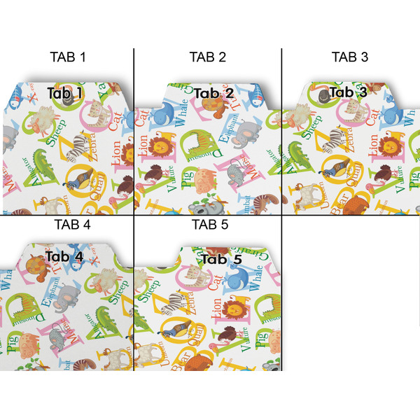 Animal Alphabet Page Dividers - Set of 5 - Approval