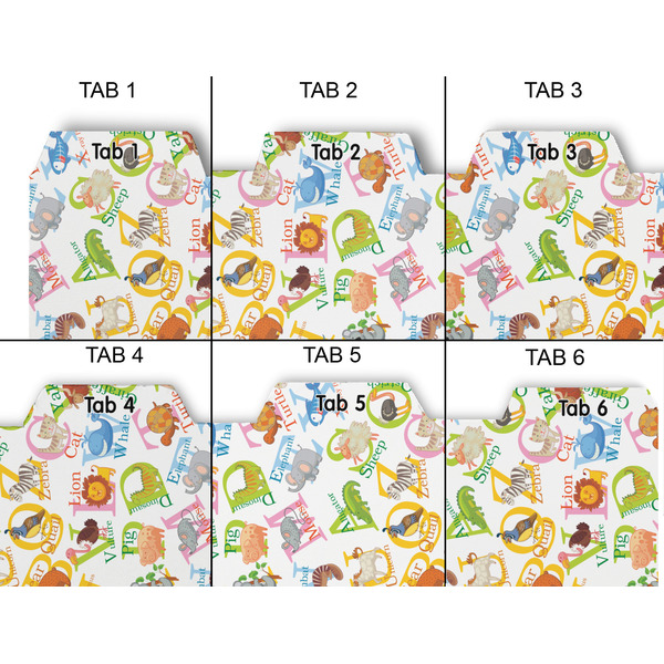 Animal Alphabet Page Dividers - Set of 6 - Approval