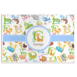 Animal Alphabet Disposable Paper Placemats (Personalized)