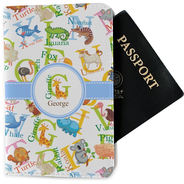 Custom Animal Alphabet Passport Holder - Fabric (Personalized)