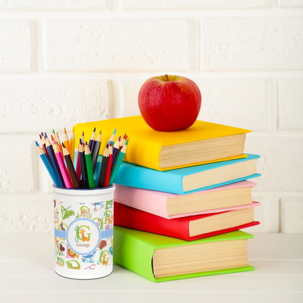 Animal Alphabet Pencil Holder - LIFESTYLE pencil