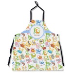 Animal Alphabet Apron Without Pockets w/ Name or Text