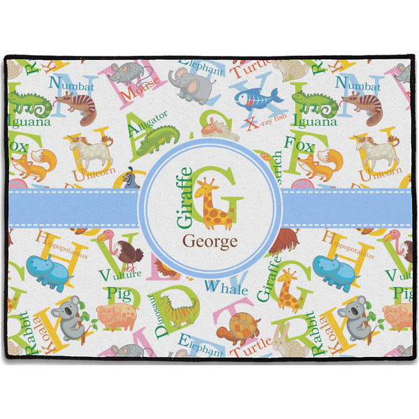 Custom Animal Alphabet Door Mat (Personalized)