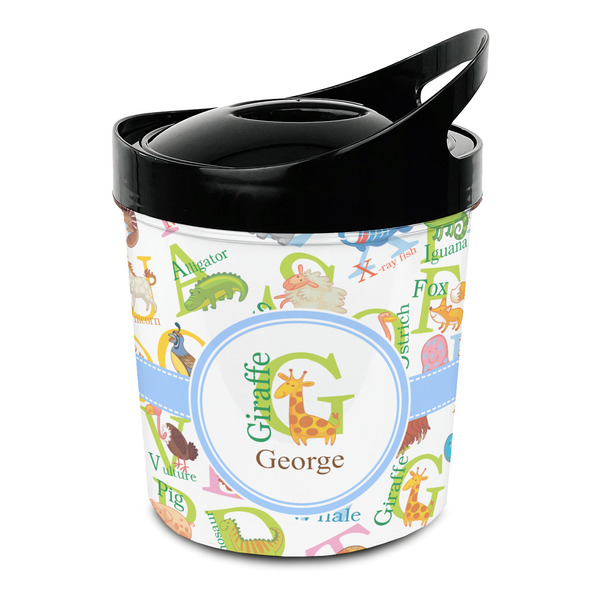 Custom Animal Alphabet Plastic Ice Bucket (Personalized)