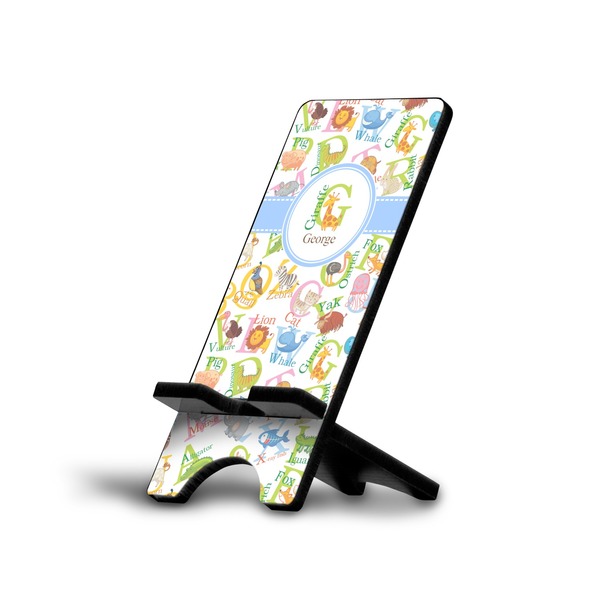 Custom Animal Alphabet Cell Phone Stand (Personalized)