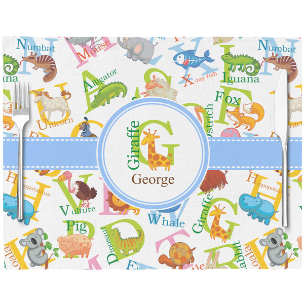 Animal Alphabet Placemat with Props