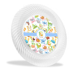 Animal Alphabet Plastic Party Dinner Plates - 10" (Personalized)