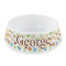 Animal Alphabet Plastic Dog Bowl - Small (Personalized)
