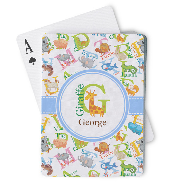 Custom Animal Alphabet Playing Cards (Personalized)