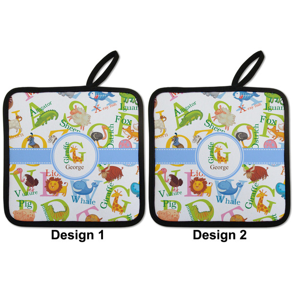 Animal Alphabet Pot Holders - Set of 2 APPROVAL