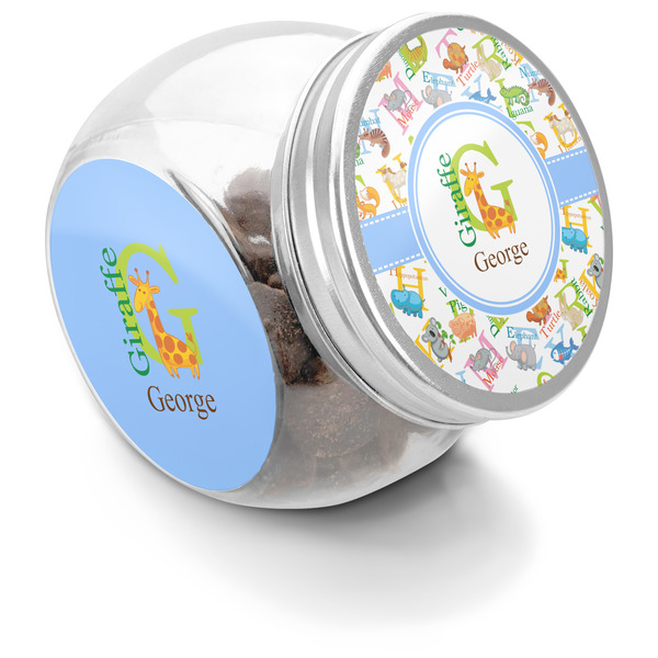 Custom Animal Alphabet Puppy Treat Jar (Personalized)