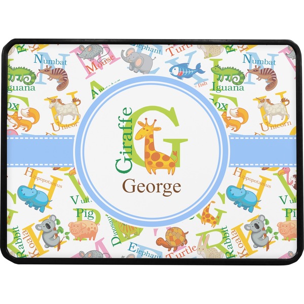 Animal Alphabet Rectangular Car Hitch Cover w/ FRP Insert (Select Size)