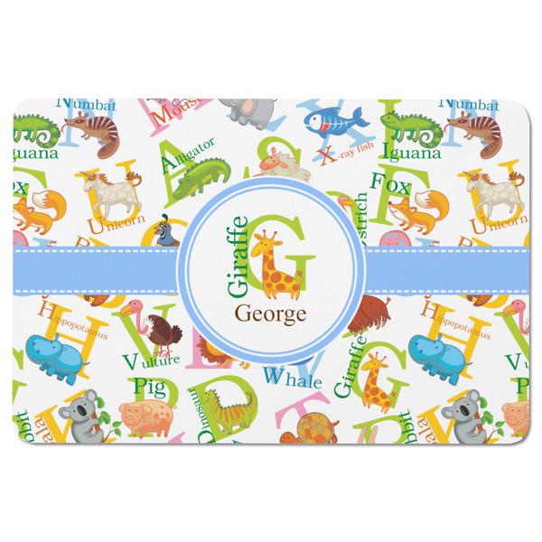Animal Alphabet Rectangular Fridge Magnet - FRONT