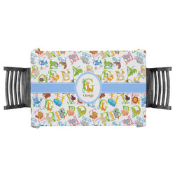 Animal Alphabet Tablecloth - 58"x58" (Personalized)