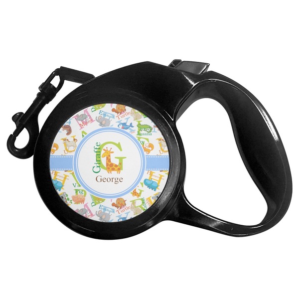 Custom Animal Alphabet Retractable Dog Leash (Personalized)