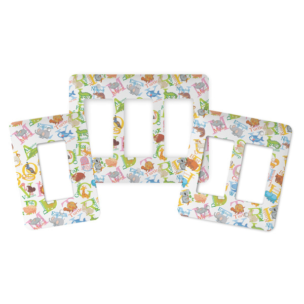 Animal Alphabet Rocker Light Switch Covers - Parent - ALL VARIATIONS